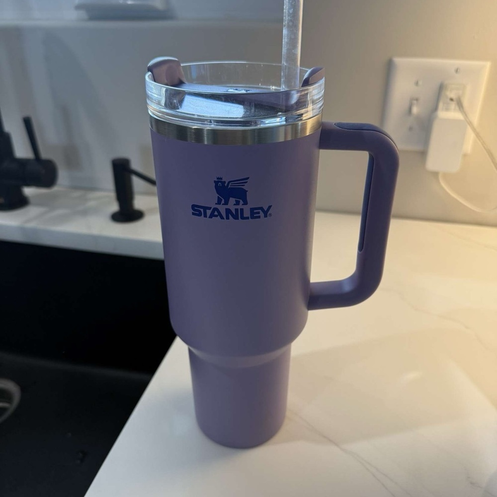 Stanley Purple Tumbler with Handle